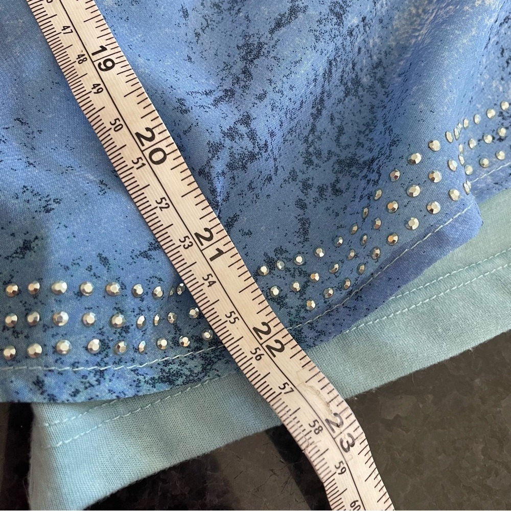 World Unity Blue With Bling Top With Underneath T… - image 8